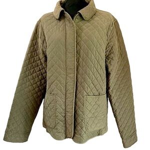 Van Heusen quilted, zip up riding jacket, size Large